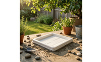 Wood Grain Concrete Mold Textured Paver Mold with Wood Texture Molds Realistic Easy to Use for Diyers, Garden Path, Patio