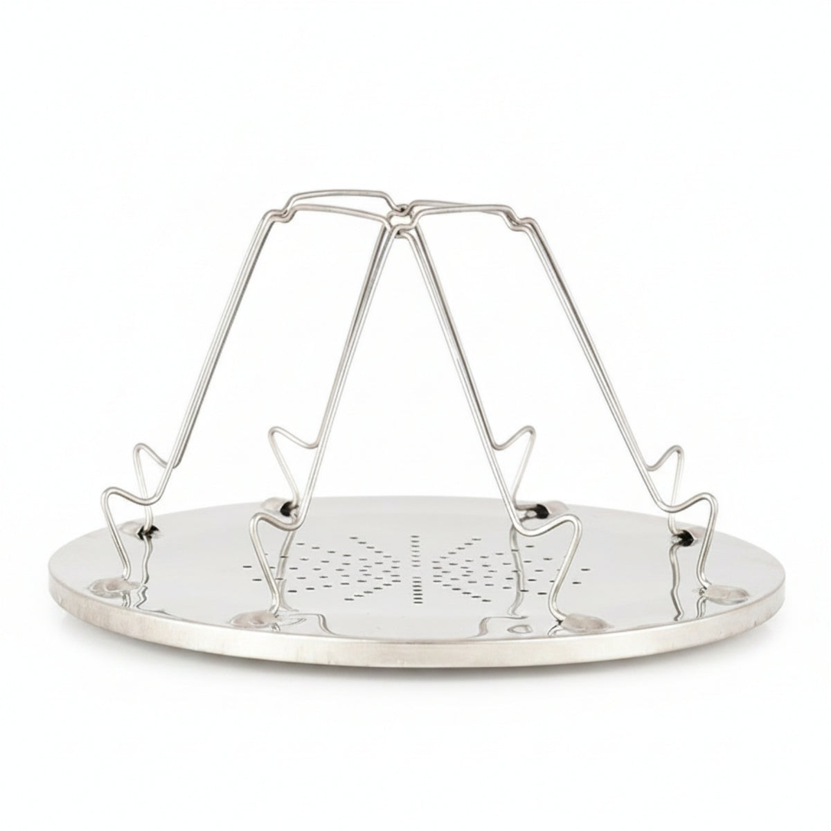 Compact Folding Bread Toast Rack Raised Wire Support Foldable Toast Rack for Barbecue