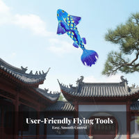 Koi Kite Easy to Fly in Light Wind Large Koi Kite Vibrant Colors