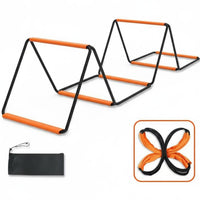 Modular & Connectable Butterfly Agility Ladder Improves Balance & Coordination Multifunctional Agility Ladder Long-Lasting Material Foldable Training Hurdles Stable Design for Backyard, Home Gym