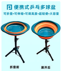 Portable Table Tennis Ball Collection Basin