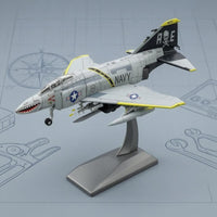1:100 Scale Model Aircraft Boxed Plane Detailed Copy Realistic Finish Collectible Decor for Collectors