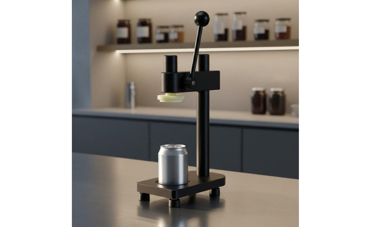 Easy Operation Bubble Tea Can Sealing Machine No Power Required Manual Can Seamer Portable Packaging Equipment Aviation Aluminum Body for Commercial