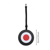 Target Center unrestrictedKick Target Adjustable Strap Hanging Soccer Target Red and White Sports Training Gear Black