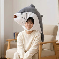 Fishing Costume Hat Soft Fishing Hat Novelty Animal Headpiece for Cosplayers
