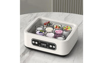 Yogurt Maker with Stainless Steel Liner Adjustable Countertop Yogurt Maker Electric Fermentation Appliance Food-Grade