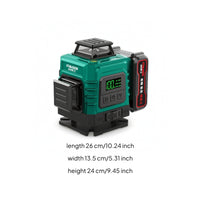 Green Laser Level Self-Leveling Automatic Laser Level Leveler Compact Tool High Visibility for Builders, Construction Site