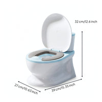 Realistic Potty Training Toilet with Splash Guard Soft Potty Training Toilet Easy to Clean Secure for Toddlers