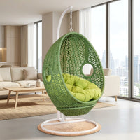 PE Rattan Hanging Chair, Modern Minimalist Hammock Chair, Indoor & Outdoor Use