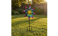 360 Degree Rotation Pinwheel Rotator Colorful Wind Pinwheel