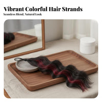 Colored Wavy Hair Accessory Adds Volume Wavy Curly Scrunchie Versatile Styling Hair Bun Extension for Women, Young Adults, Daily Wear, Festivals, Work