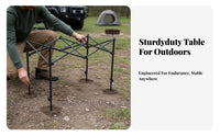 Foldable Design Adjustable Telescopic Table Leg Portable Telescopic Underframe Space Saving Camping Equipment Easy Installation for Campervans, Outdoor Enthusiasts, RV Owners, Campervan, Picnics