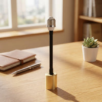 Home Improvement Metal E27 Lamp Holder with Flexible Hose, Extra Long 68.5cm E27 Bulb Holder, Table Lamp Fittings Kit, Black Rubber Lamp Cup