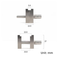 Mini Vise Knurled Knob Precision Vise Compact Mini Vice Clamp for Repair Work
