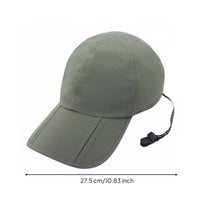 Waterproof Sun Hat UPF 50+ Fishing Cap Easy to Clean for Travel