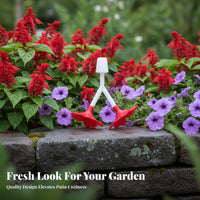 3 Packs Floral Avian Feeder Easy to Clean Avian Feeder Lightweight for Window