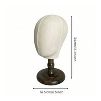 Mannequin Head with Stand Smooth Display Head with Stand Professional Hat Display for Retailers, Milliners, Shop Window