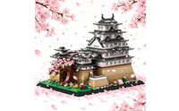 1866 Pieces Detailed Detailed Model Himeji Castle Building Set Great Gift Japanese Castle Block Model Architecture Collection for Adults