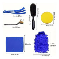 27 Pieces Auto Detailing Brush Kit Professional-Grade Coating Heavy-Duty Microfiber Towel