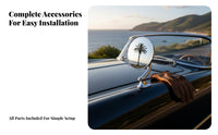 Retro Car Mirror Stainless Steel Vintage Car Side Mirror Automotive Part for Performance Rod Builders