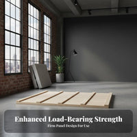 Under-Mattress Support System additional Thick Planks rollable Slat Foundation Prevents Sagging Bed Base for Adults, Homeowners, Home, Apartment, Guest Room