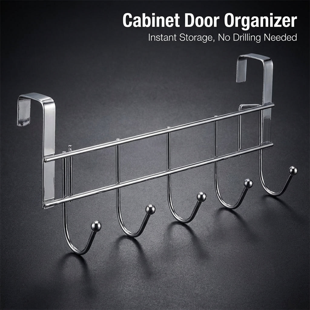 Over Door Hooks Stainless Steel, Over Cabinet Door Hook Rack, Kitchen Towel Over Door Hooks, Stainless Steel Over Door Hooks