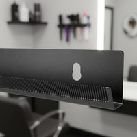 Wall Mounted Hairpiece Holder Rack Sturdy Metal Construction Hair Weft Styling Effortless Setup to Install for Barbershop