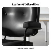 Height Adjustable Highspine managerial Chair with Armrests rotating Seat Ergonomic Design Office Furniture effortless Rolling casters for Students, Professionals, managerials, Study Room