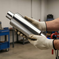 Exhaust Tip Bolt-on Muffler Tip Tail Throat Double-Wall for Car Enthusiasts, Custom Builds