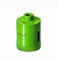 Chip Removal Slot Angle Grinder Hole Saw Abrasive Cutting Rim Dry Drilling Hole Saw Threaded Connector Diamond Core Drill Bit Cup Style