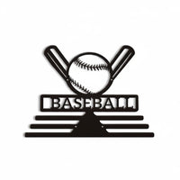 Hollow out Design Baseball Medal Hanger Easy to Install Baseball Wall Medal Rack for Game Room, Bedroom, Office