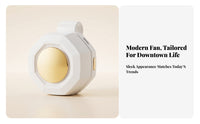 Compact Mini Clamp-on Fan Hanging Loop USB Rechargeable Mini Fan