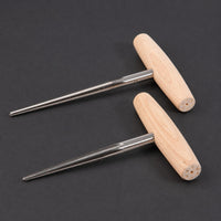2 Pieces Guitar Bridge Pin Reaming Tool Chamfering BridgeHole Reaming Tool Metal Shaft for Luthiers