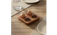 Acacia Wood Egg Rack Reusable Acacia Wood Egg Holder Easy to Clean for Pantry