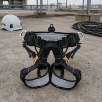 Tree Climbing Harness High Strength Work Positioning Harness Adjustable Straps Gear for Professionals