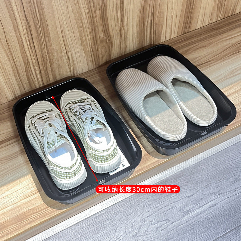 Japanese Plastic Shoe Tray, Multi-functional Storage Tray for Home and Car