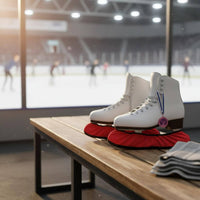 Full Wrap Protection Figure Skate Blade Cover Moisture-Wicking Ice Skate Blade Cover Soft Textile Sports Gear Elastic Fit for After Skating, Storage, Travel