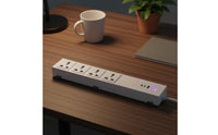 Strip Matter Compatible Strip with USB APP Control Outlet for Living Room, Kitchen