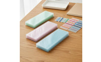 45 Pieces Reusable Tape Storage Board Portable Plastic Tape Wrapping Card Flexible Stationery Supply Multi-Color Set for Scrapbooking, Journaling