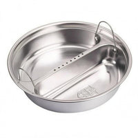 Stainless Steel Divided Steamers Tray Heat Resistant Perforated Steaming Basket Dishwasher Stainless Steel Steamer Plate