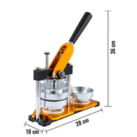 Button Maker Machine Heavy-Duty Button Badge Press Machine Manual for Hobbyists