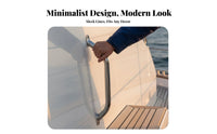 Watercraft Safety Handrail Rustproof Boat Grab Handle RV Grab Handle Anti Stainless Steel Handrail Sturdy Duty for Bathroom