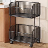 Kitchen Vegetable Storage Rack, Multi-tier Floor-standing Basket for Vegetables