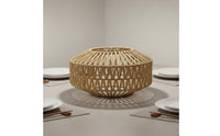 Natural Material Rattan Weave Lamp Cover Japandi Design Woven Rope Lampshade Rustic Decor Bohemian Design Lampshade for Restaurant