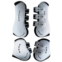 4 Pieces Tendon Boots Breathable Leg Guards Impact-Resistant for Equestrians