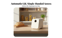 Moisture-Proof Sealed Rice Storage Container Food-Grade Material Automatic Rice Dispenser Large Capacity for Pantry, Cabinet