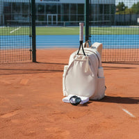 Tennis Backpack Padded Badminton Backpack Drawstring Pickleball Bag for Athletes, Gym
