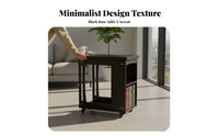 Three-Tier Foldable Trolley Space-Saving Mobile Furniture With Casters Adaptable for Students, Educators, Living Room