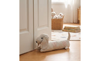 Dog Door Stopper Cute Weighted Stop Air Barrier for Bedroom, Entryway