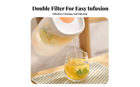 Space-Saving Plastic Cold Water Pitcher Easy to Clean Refrigerator Door Water Jug Included for Families, Hosts, Kitchen, Parties, Barbecues